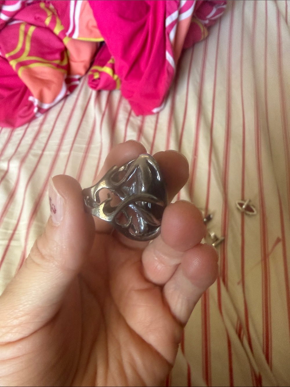 black stone ring - Picture 2 of 4